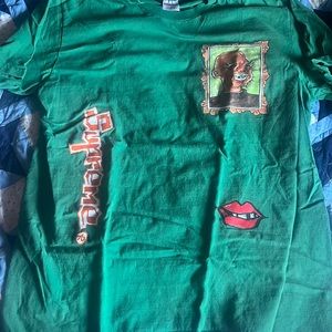 Supreme gonz green T-shirt, lightly worn supreme team